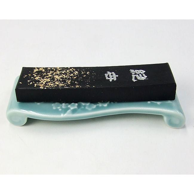 中国古美術 墨置 墨床 ガラス　硝子 墨床 梅彫 陶器 墨置き 書道用品 : アトリエ マーノ - 通販 - Yahoo