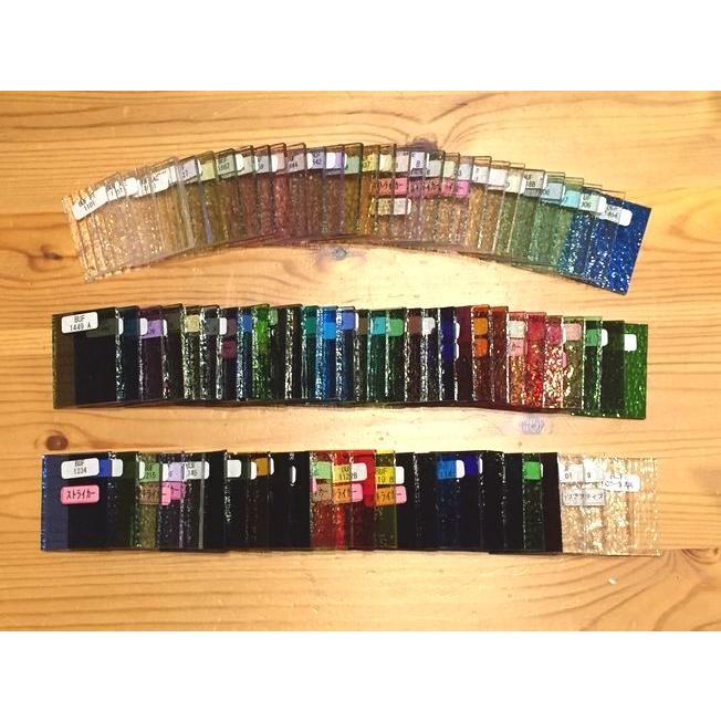 ブルズアイ・フュージング（BUF） 単色TPガラスサンプル : ステンド