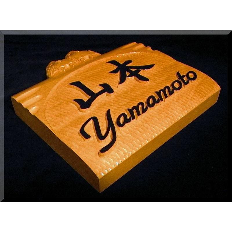 永遠の定番 表札 木 Spks 0ki5 F 名字のみ 漢字 英字 フクロウ 純手彫り表札 銘木ひがつら材 注文製作品 所要日数約２週間 Discoversvg Com