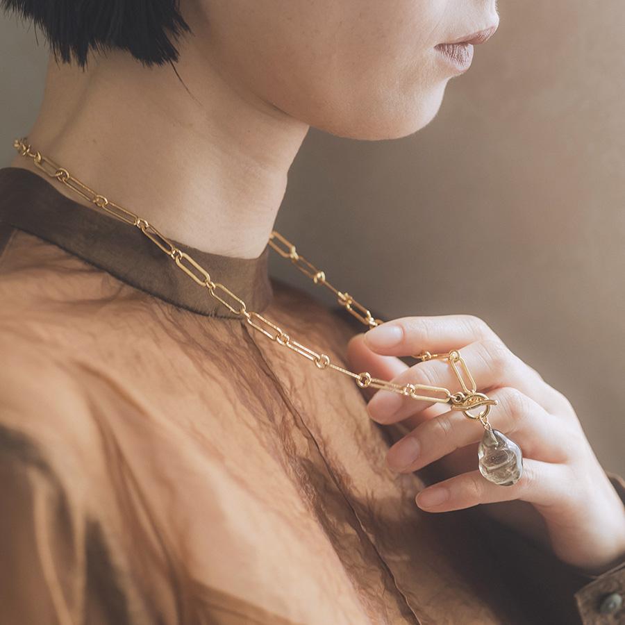 イビツガラストップネックレス : migknot - 通販 - Yahoo!ショッピング