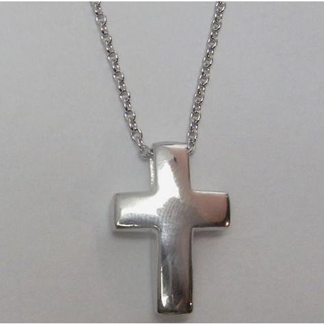 遺骨ペンダント クロス(シルバー925)　チェーン５０ｃｍ