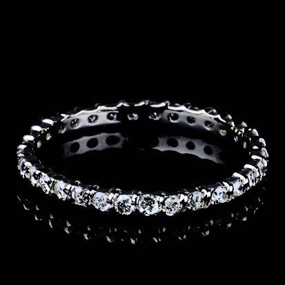 天然ダイヤモンド フルエタニティ リング イエローゴールド 指輪 0.5ct K18YG 4月 誕生石の画像