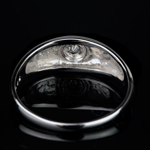 ダイヤモンド リング 指輪 0.05ct K10/K18/Pt900 甲丸 4月 誕生石 