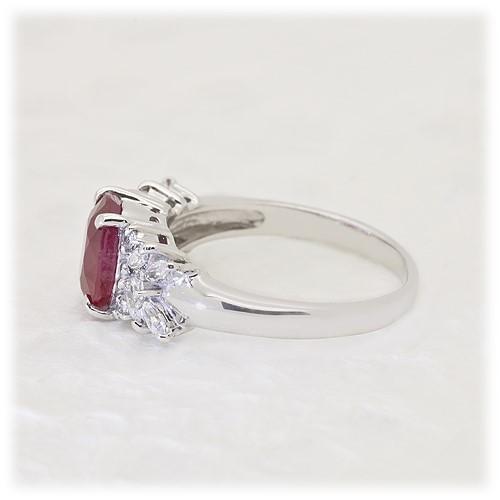 ルビー リング 指輪 2.0ct Pt900 ミャンマー産 7月 誕生石 天然石 