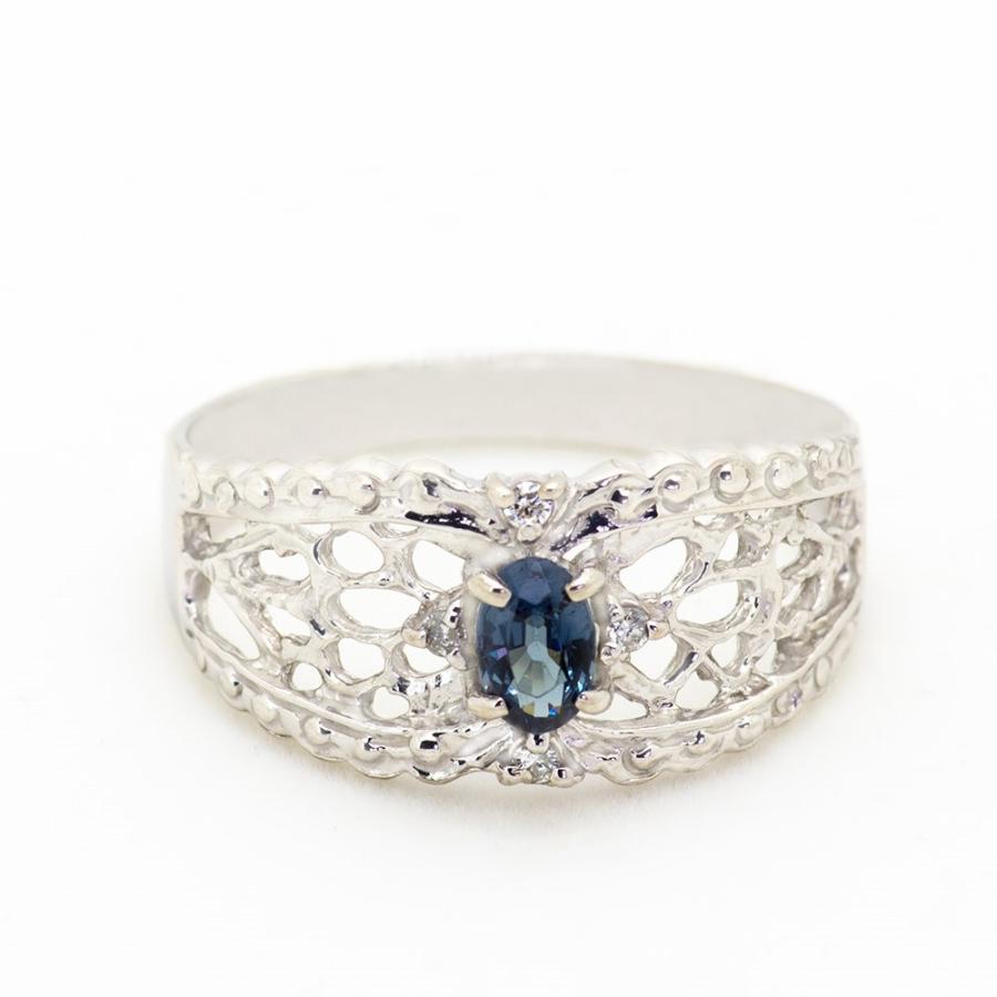 カラーチェンジ ガーネット リング 指輪 0.25ct K10WG/K10YG 1月 誕生石 天然石 選べる地金の画像