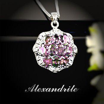 アレキサンドライト ペンダント ネックレス 2.2ct SV925 稀少石 アレキサンドライト ペンダント ネックレス 2.2ct SV925 稀少石
