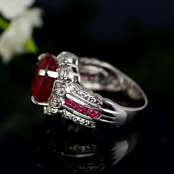 ルビー リング 指輪 5.0ct SV925 7月 誕生石 天然石の画像