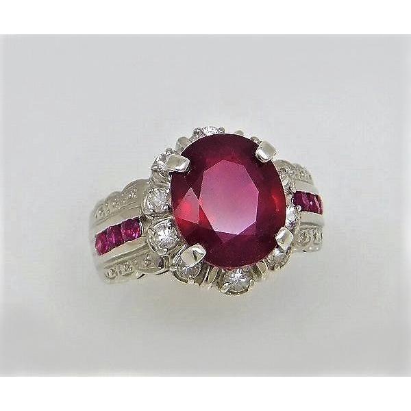 ルビー リング 指輪 5.0ct SV925 7月 誕生石 天然石の画像