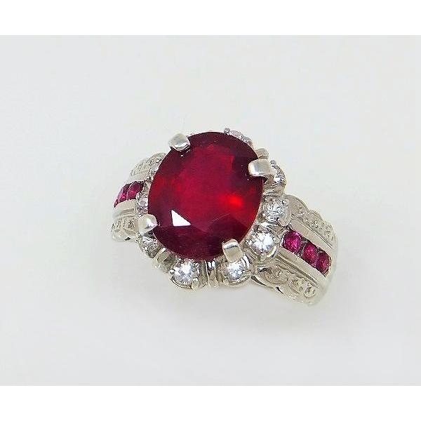 ルビー リング 指輪 5.0ct SV925 7月 誕生石 天然石の画像