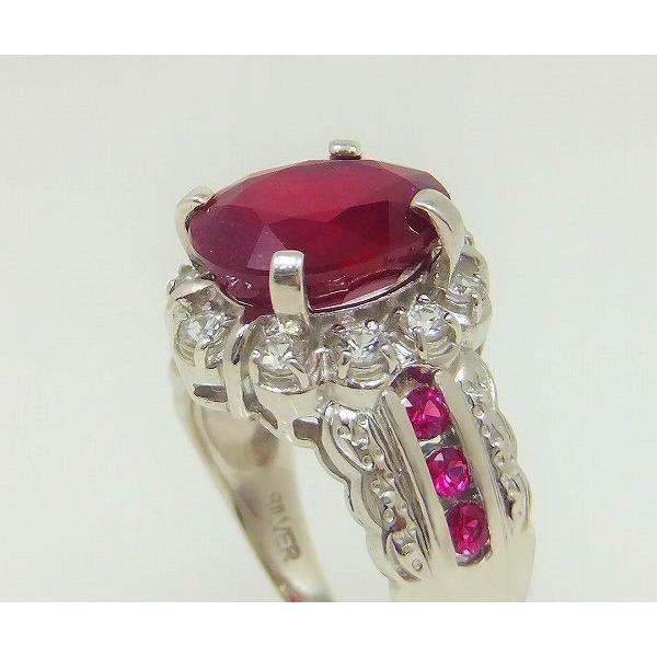 ルビー リング 指輪 5.0ct SV925 7月 誕生石 天然石の画像