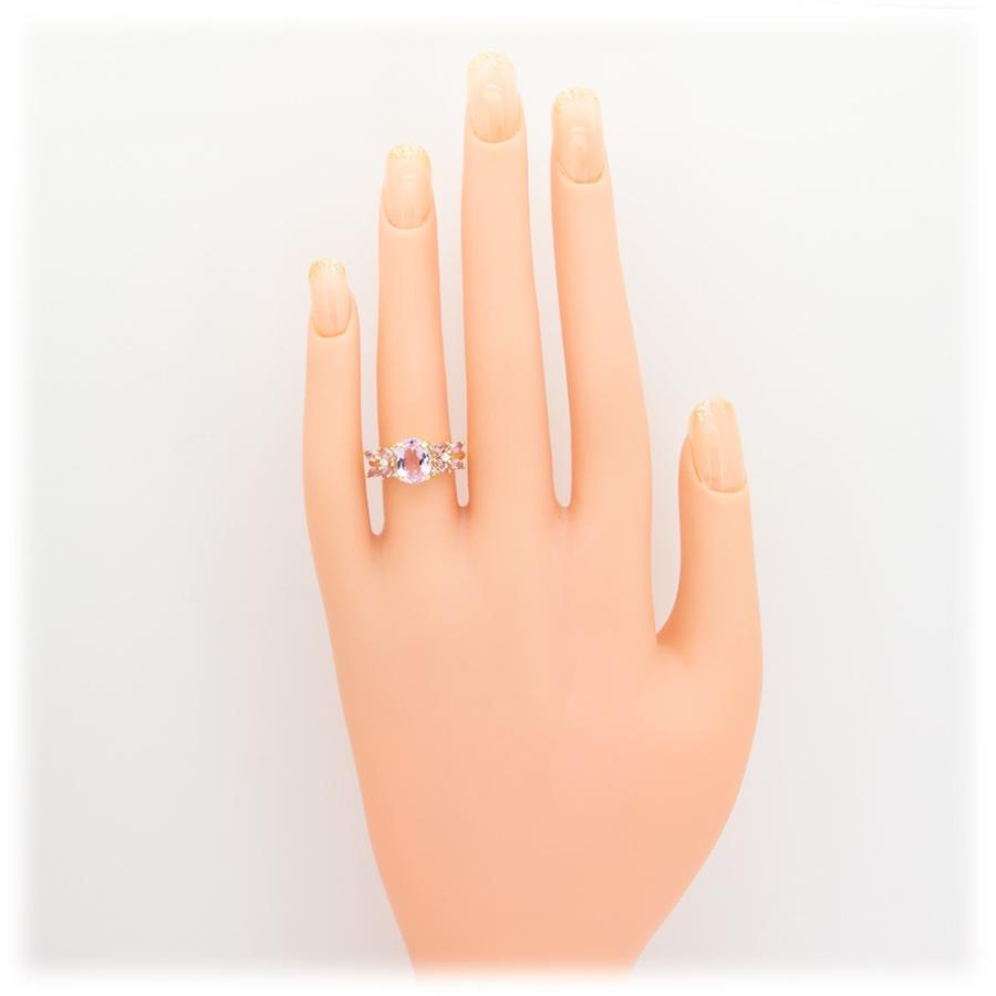 クンツァイト リング 指輪 2.5ct K10WG/K10YG/K18WG/K18YG 4月 誕生石 