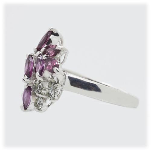 ロードライト ガーネット リング 指輪 1.6ct SV925/K10WG/K10YG/K10PG