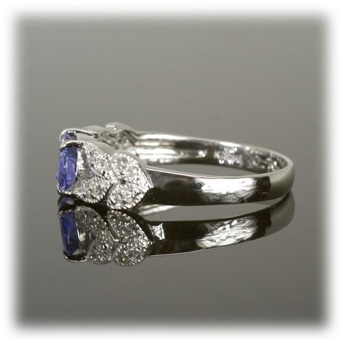 タンザナイト k10YG リング12号 タンザナイト リング 指輪 0.7ct K10WG/K18WG 12月 誕生石 天然石