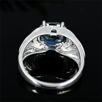 サファイア リング 指輪 3.0ct K10WG/K18WG カンチャナブリ産 9月 