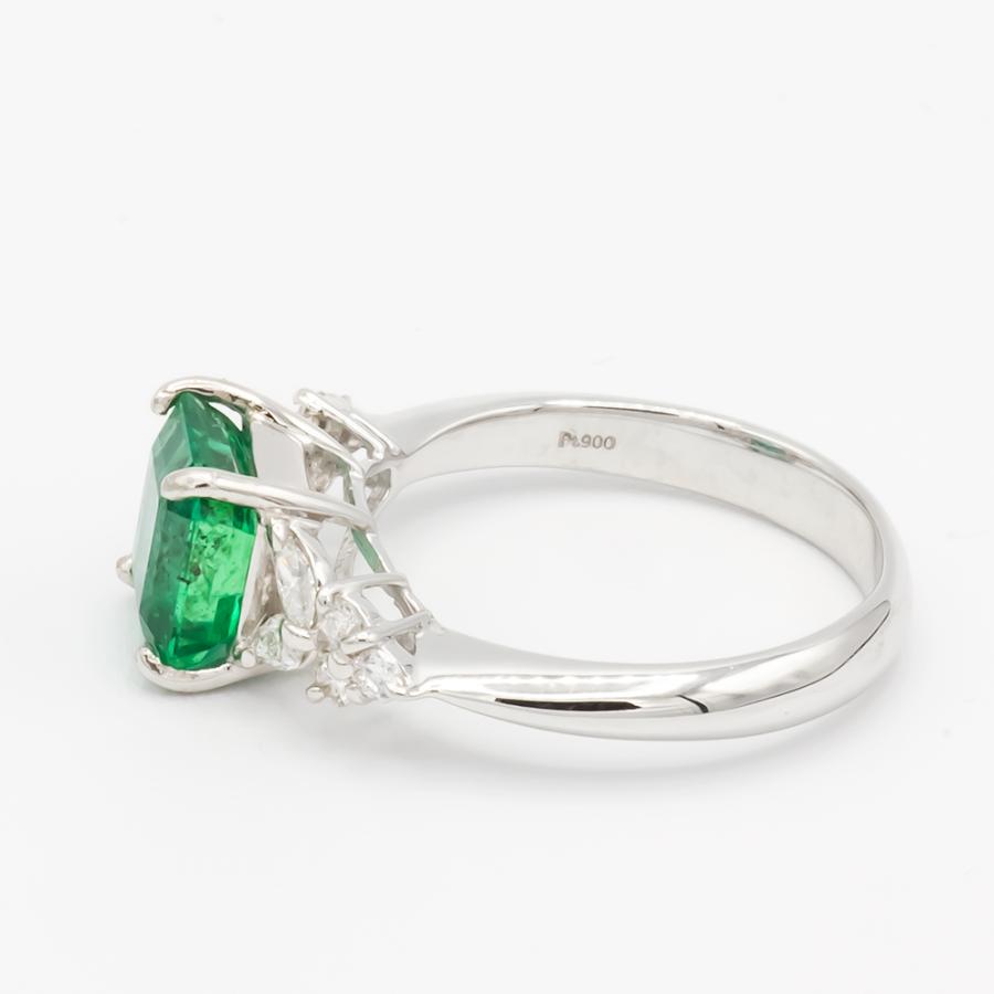エメラルド 指輪 リング 2.03ct Pt900 5月 誕生石 天然石 限定1品限り 