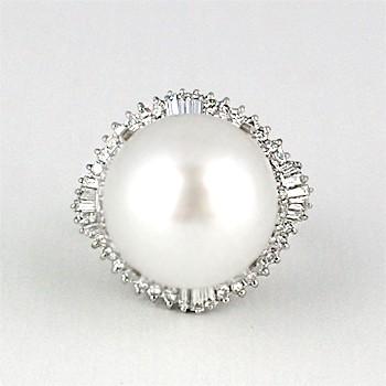 南洋真珠 パール リング 指輪 超大粒 16mm Pt900 白蝶真珠 6月 南洋真珠 パール リング 指輪 超大粒 16mm Pt900 白蝶真珠 6月