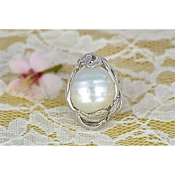 南洋真珠シルバーリング 楽天市場】南洋真珠 シルバー925 指輪 黒真珠 ブラックパール リング