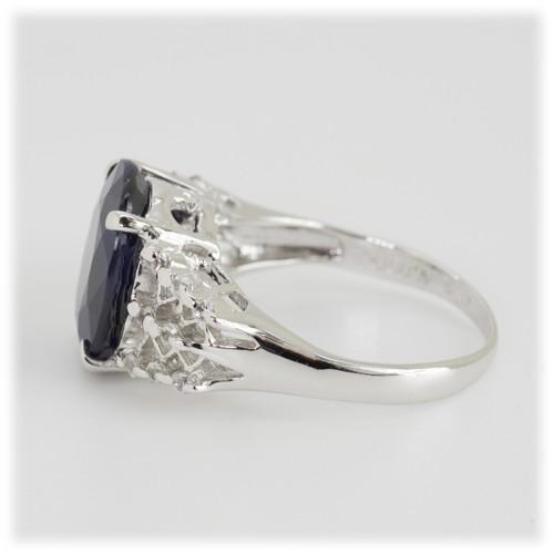 サファイア リング 指輪 5.0ct Pt100 9月 誕生石 天然石の画像