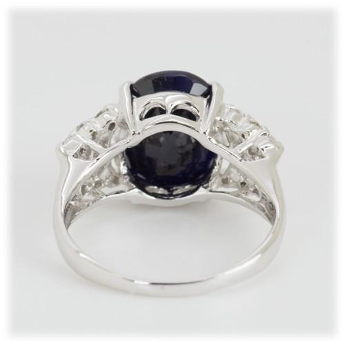 サファイア リング 指輪 5.0ct Pt100 9月 誕生石 天然石の画像