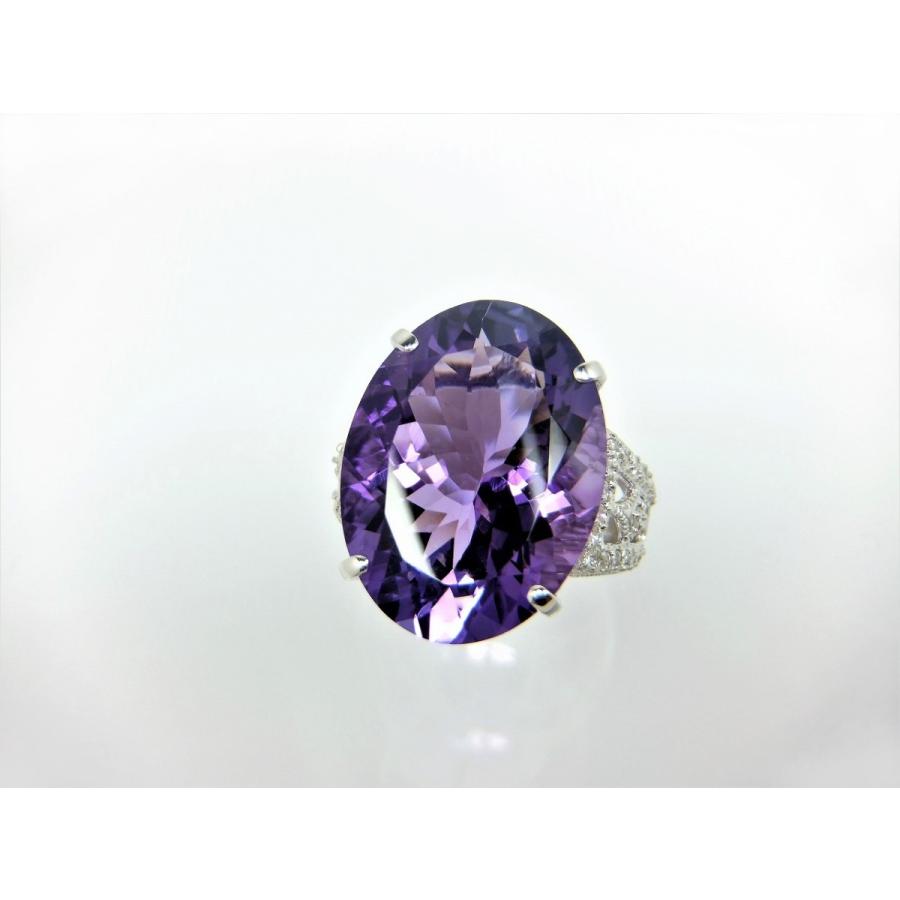 アメジスト リング 指輪 大粒 15.0ct Pt900/K18WG アンティーク アメジスト リング 指輪 大粒 15.0ct Pt900/K18WG アンティーク