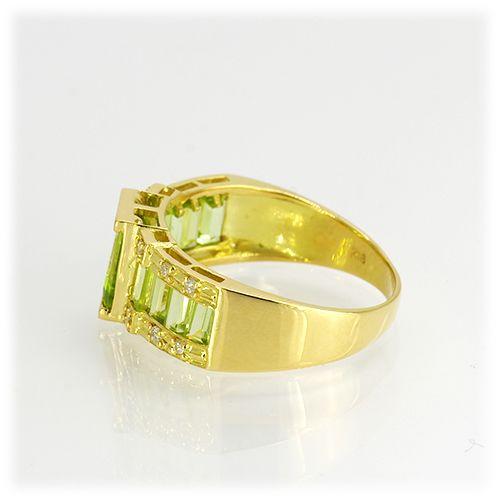 ペリドット リング 指輪 2.0ct K10YG/K18YG 8月 誕生石 天然石 選べる 