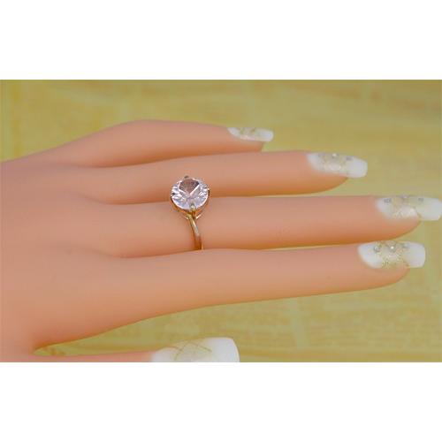 ローズクォーツ リング 指輪 大粒 3.5ct K10PG クォーツ ローズクォーツ リング 指輪 大粒 3.5ct K10PG クォーツ
