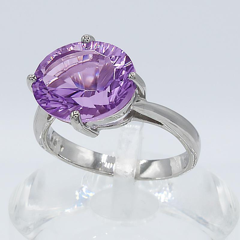 アメジスト リング 指輪 大粒 3.50ct Pt100/K10WG/K10YG/K10PG 2月