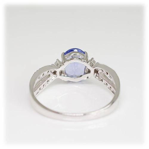 タンザナイト リング 指輪 1.0ct Pt900/K10WG/K18WG 12月 誕生石 天然石  選べる地金の画像