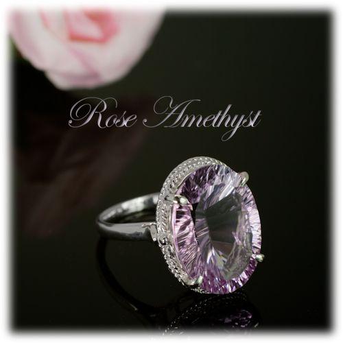 アメジスト リング 指輪 大粒 10.0ct SV925 ローズアメジスト 2 アメジスト リング 指輪 大粒 10.0ct SV925 ローズアメジスト 2