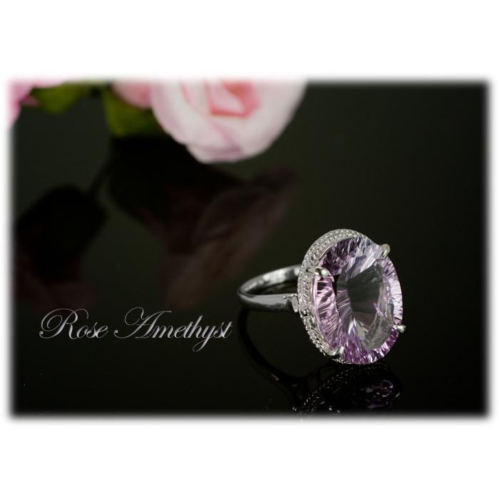アメジスト リング 指輪 大粒 10.0ct SV925 ローズアメジスト 2 アメジスト リング 指輪 大粒 10.0ct SV925 ローズアメジスト 2