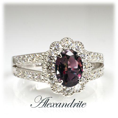 アレキサンドライト リング 指輪 0.84ct Pt900 カラーチェンジ 限定1点
