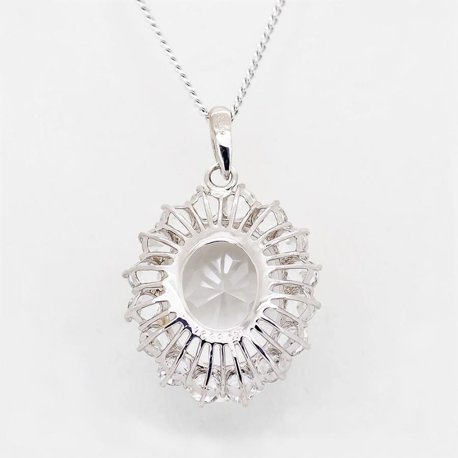 水晶 クリスタル ネックレス ペンダント 10.0ct SV925 4月 水晶 クリスタル ネックレス ペンダント 10.0ct SV925 4月