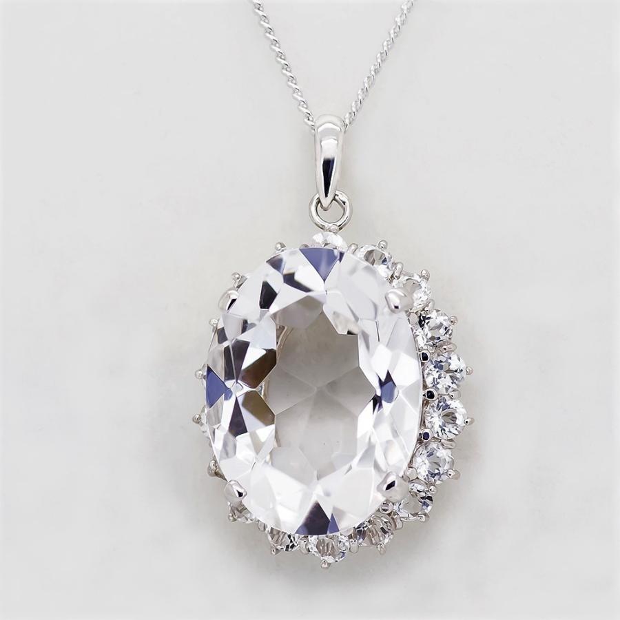 水晶 クリスタル ネックレス ペンダント 10.0ct SV925 4月 水晶 クリスタル ネックレス ペンダント 10.0ct SV925 4月