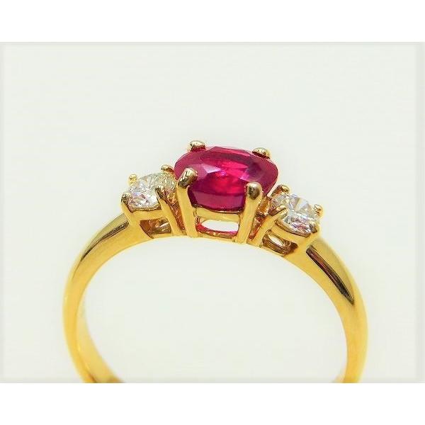 ルビー リング 指輪 1.0ct Pt900 ミャンマー産 7月 誕生石 天然石 