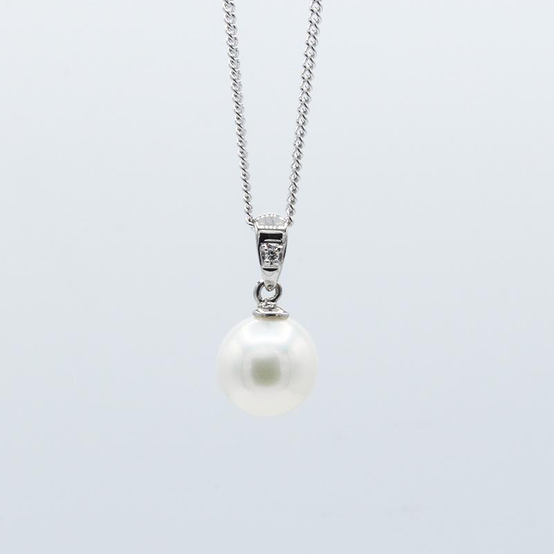 アコヤ真珠 パール ネックレス ペンダント 8.5mm Pt900 6月 誕生石