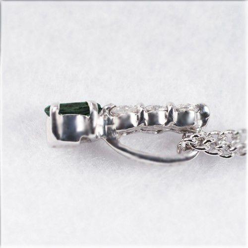 アレキサンドライト ペンダント ネックレス 0.15ct Pt900/K18WG 6月 誕生石 天然石 選べる地金_2