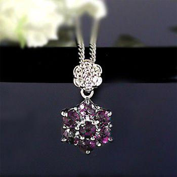 【売り切りお値下げ】 アレキサンドライト ネックレス ペンダント 0.9ct K18WG 6月 誕生石 天然石 【1523393553】(53240円)