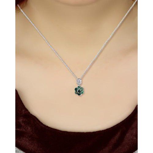 【売り切りお値下げ】 アレキサンドライト ネックレス ペンダント 0.9ct K18WG 6月 誕生石 天然石 【1523393553】(53240円)