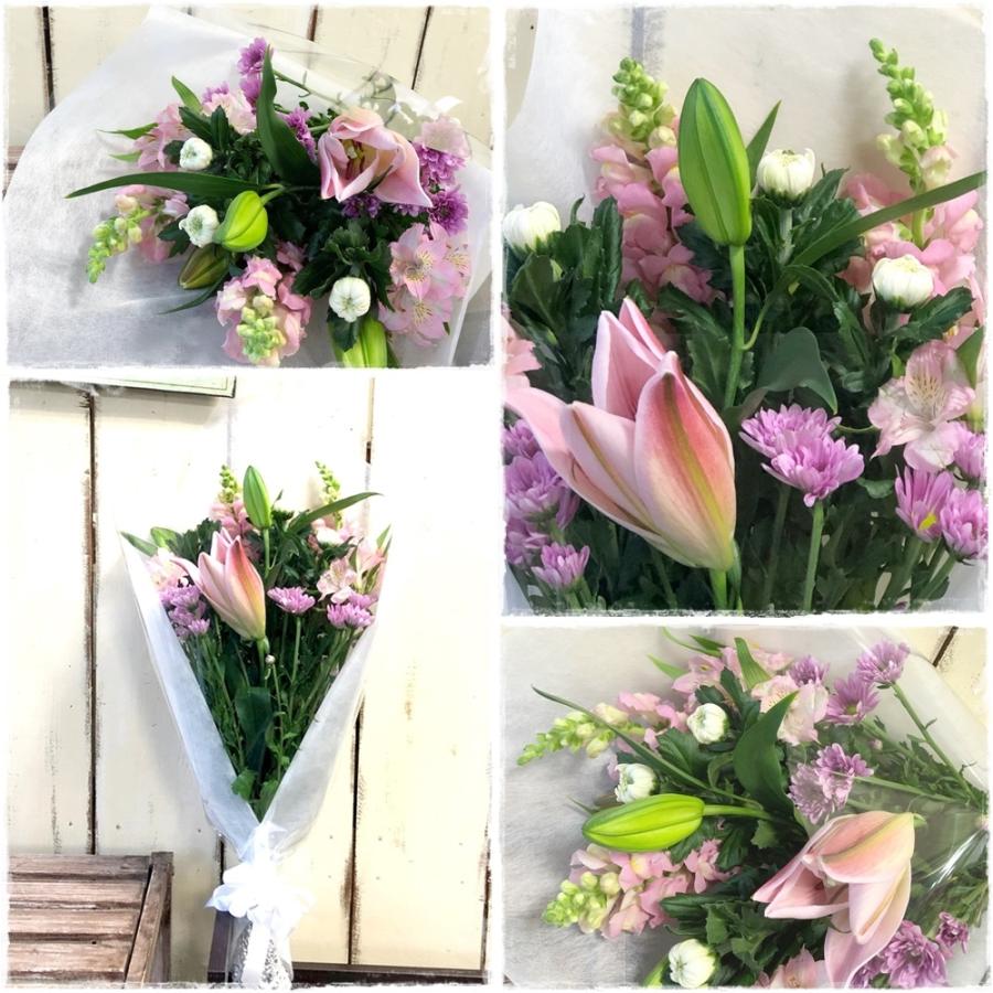 お悔やみ 花 49日 ご命日 喪中はがき 花瓶用 月命日 ご法事 白菊とオリエンタルユリの長持ちお供え花束 Osoboutype3 あとりえ 悠然 通販 Yahoo ショッピング