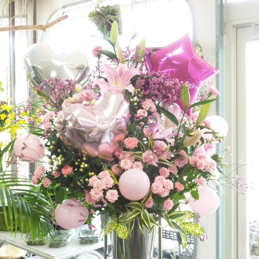 バルーンお祝いスタンド花おまかせ福島市内配達 Stand あとりえ 悠然 通販 Yahoo ショッピング