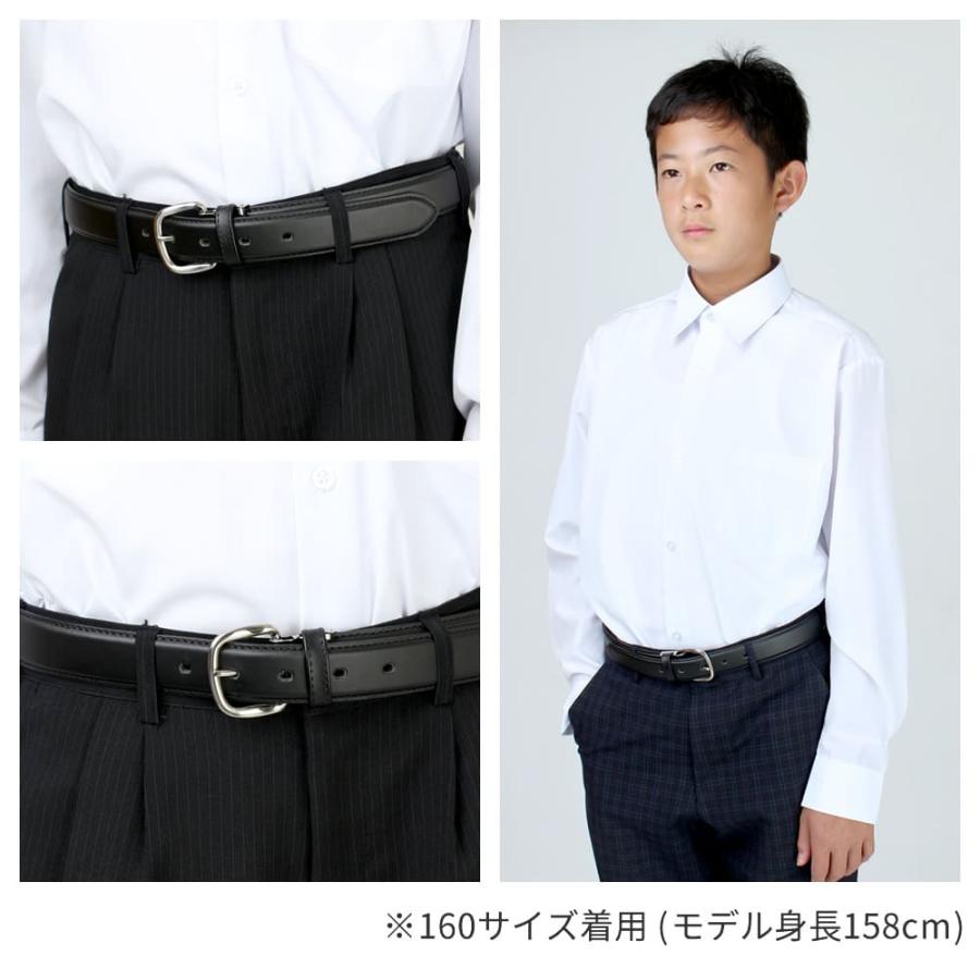 アトリエ365 新学期7点セット 男子用 長袖スクールシャツ 3枚 白靴下3