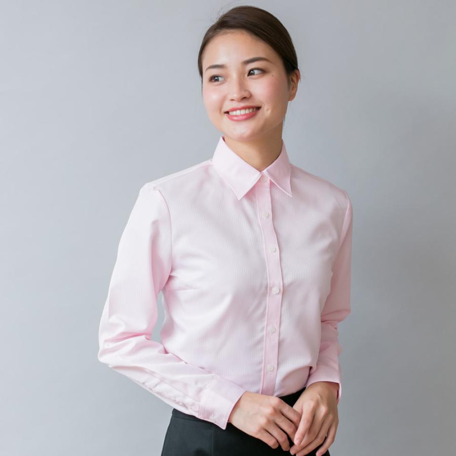 レディースシャツ ブラウス ワイシャツ ビジネス 事務服 フォーマル シャツ   l1-l22 2枚は2通 | アトリエ365 | 04