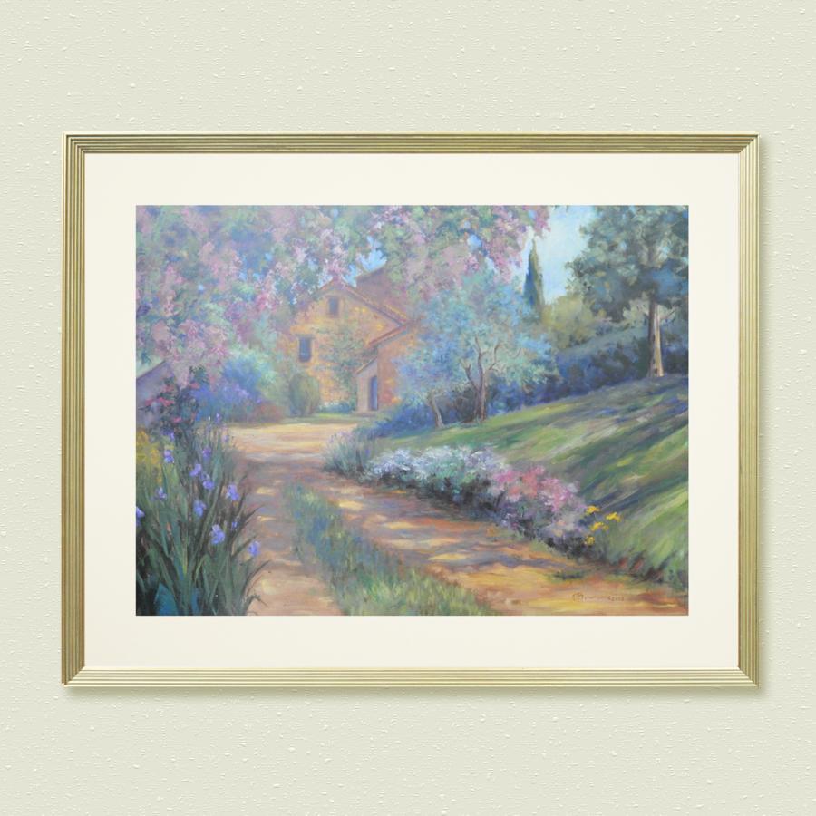 アートポスター 額入り 絵画 風景画 インテリア : アトリエ4seasons