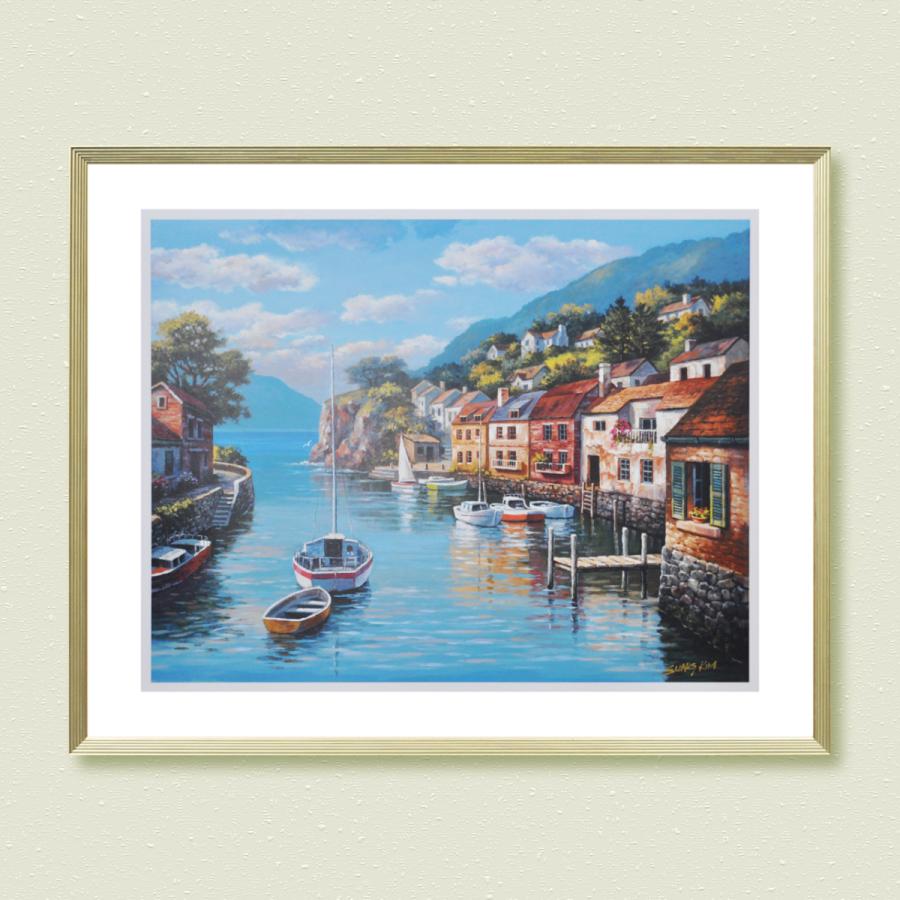 アートポスター 額入り 絵画 風景画 インテリア 海外風景 洋画 アートポスター 額入り 絵画 風景画 インテリア 海外風景 洋画