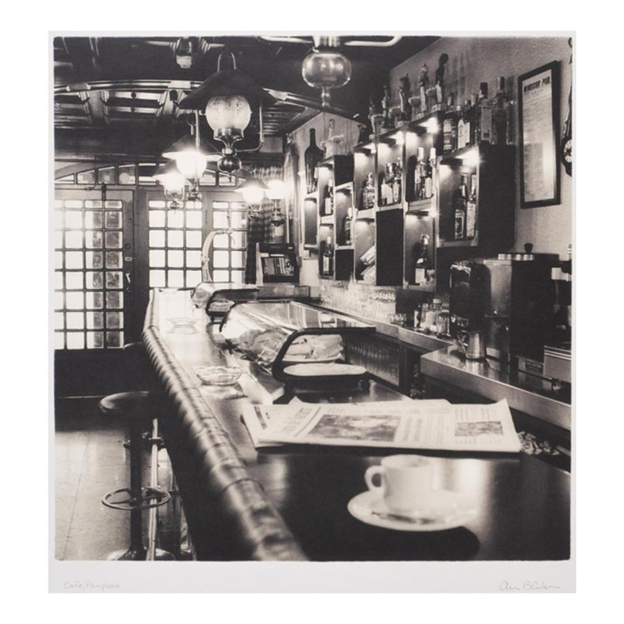 写真 アートポスター Cafe Pamplona カフェ バー カウンター コーヒー