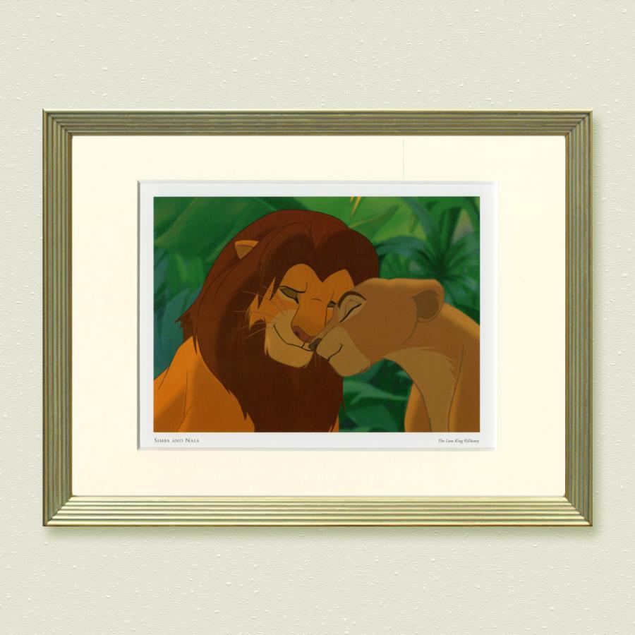 ディズニー アートポスター 額入り ライオンキング : アトリエ4seasons