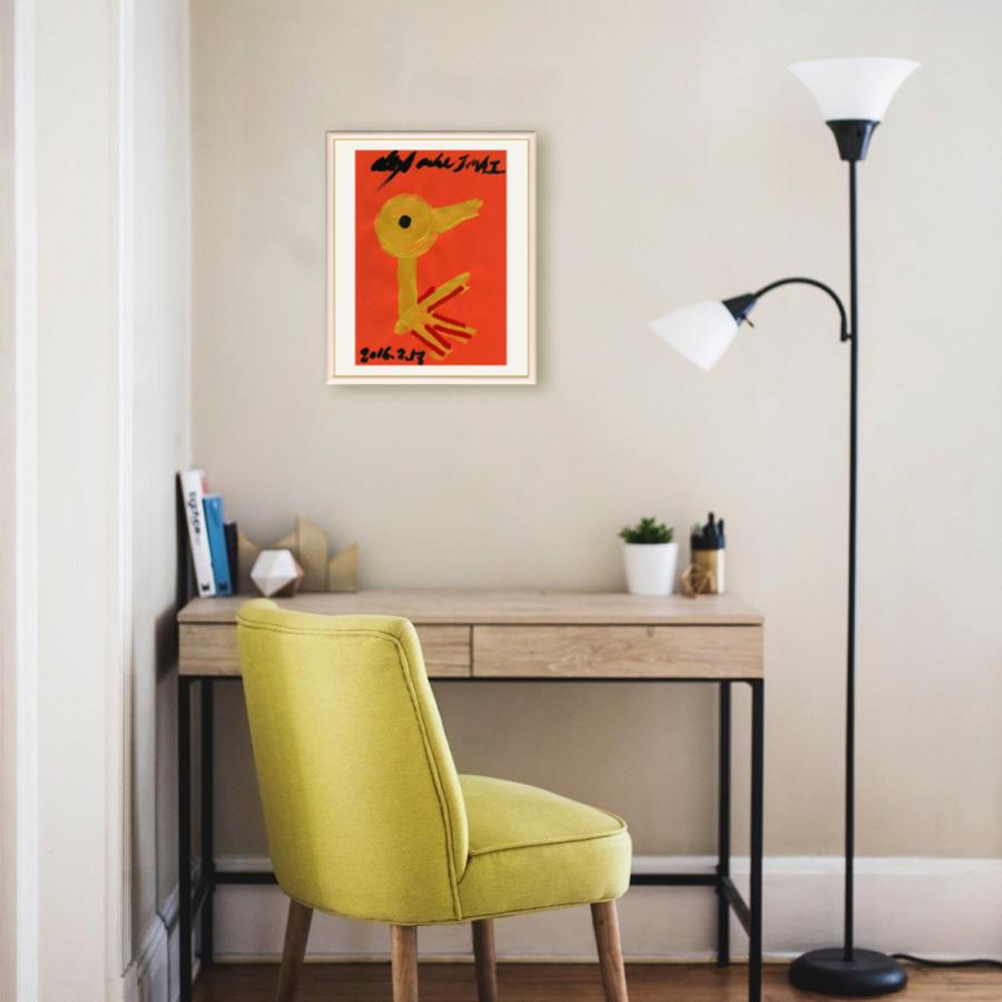 絵画 アクリル画 現代アート インテリア 絵 【夢が終わる】 アート 現代アート 絵画 アクリル画 額付き