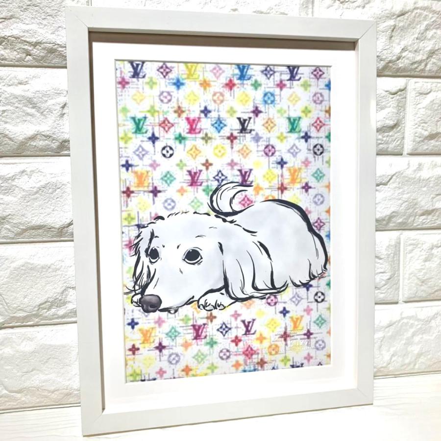即納最大半額 アトリエバズ ミニチュアダックスフンドアート Mサイズ Dogアート ダックスフンド Dogt007 希少 Atempletonphoto Com