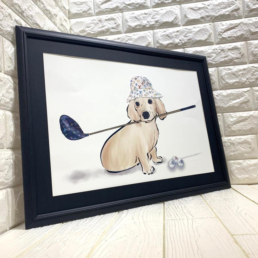 アトリエバズ ミニチュアダックスフンドアート Mサイズ Dogアート ダックスフンド ゴルフシリーズ Dydac052 Dydac052 M Atelier Buzz 通販 Yahoo ショッピング