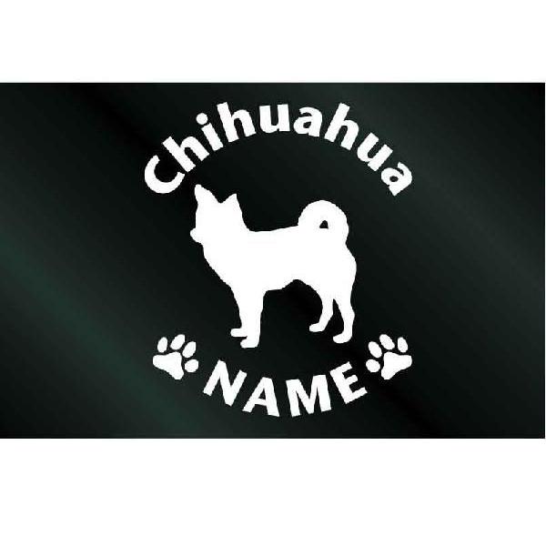 Sale 98 Off 犬のステッカー Dog Sticker 名前入りドッグステッカーロングコートチワワ Sサイズ Riversidemedicalarts Com